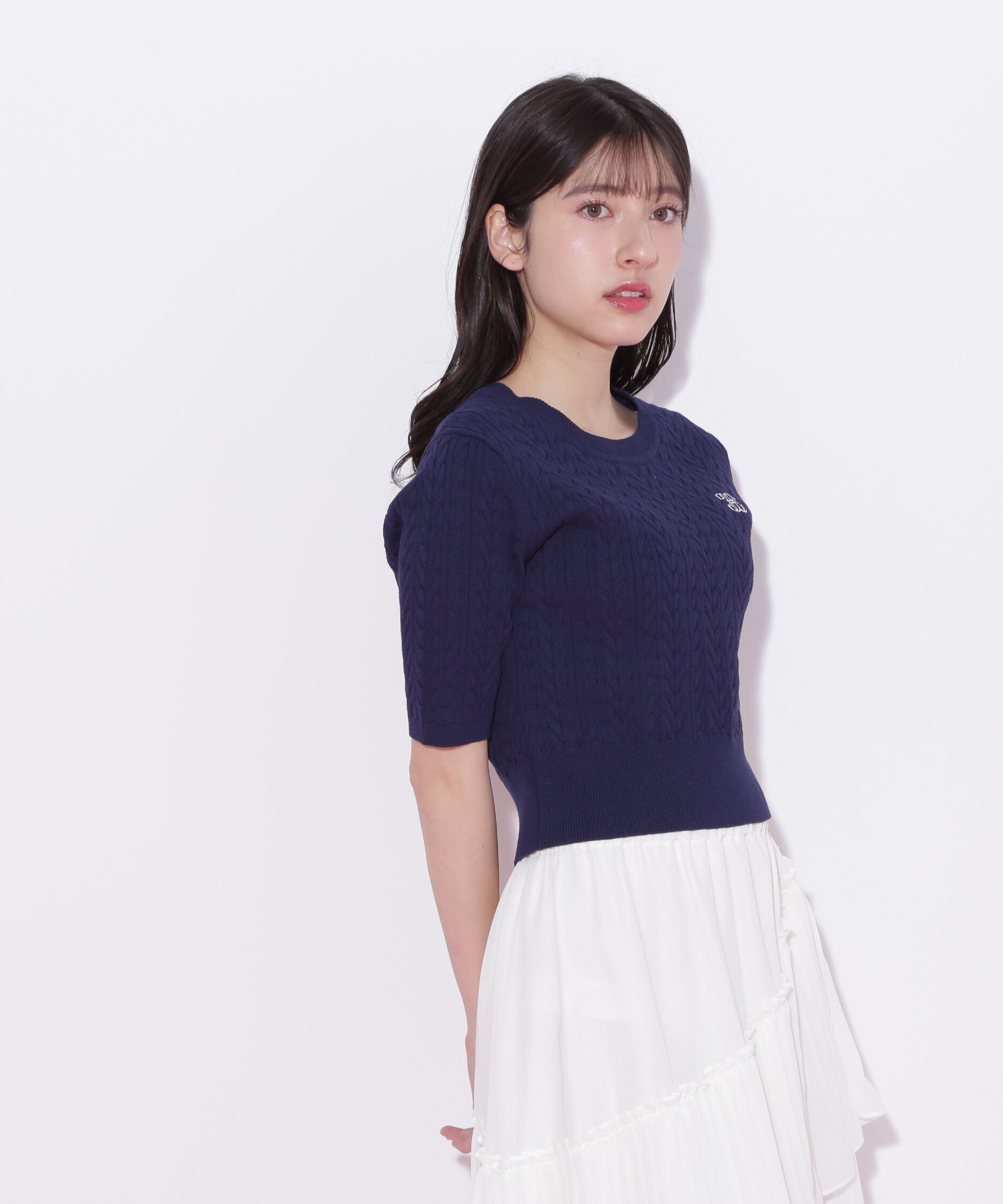  「ランダムケーブルニット」|ニット・セーター|