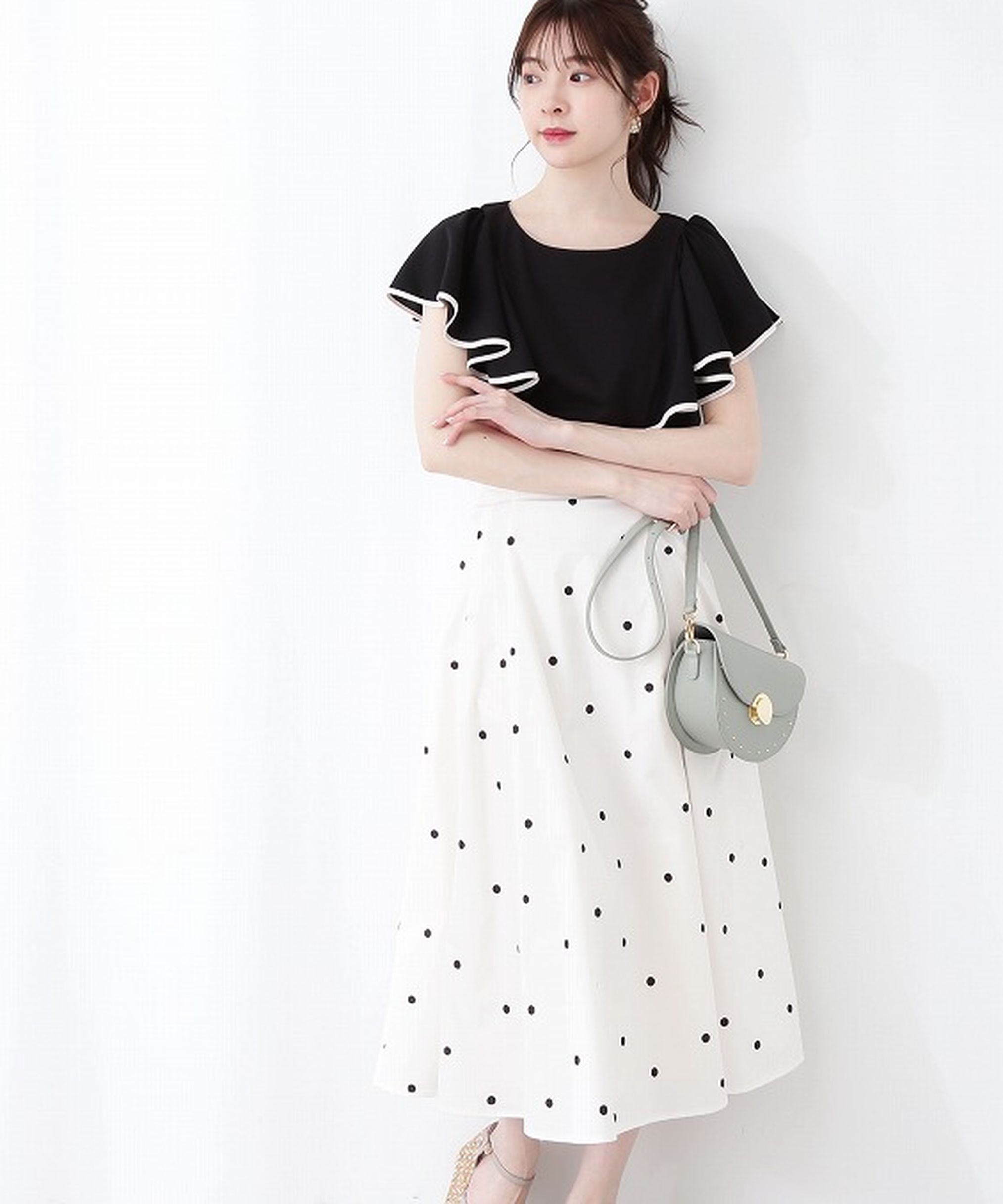 PROPORTION BODY DRESSING「｜美人百花5月号掲載 タイアップ休井美郷さん着用商品｜タフタスカート」|スカート|