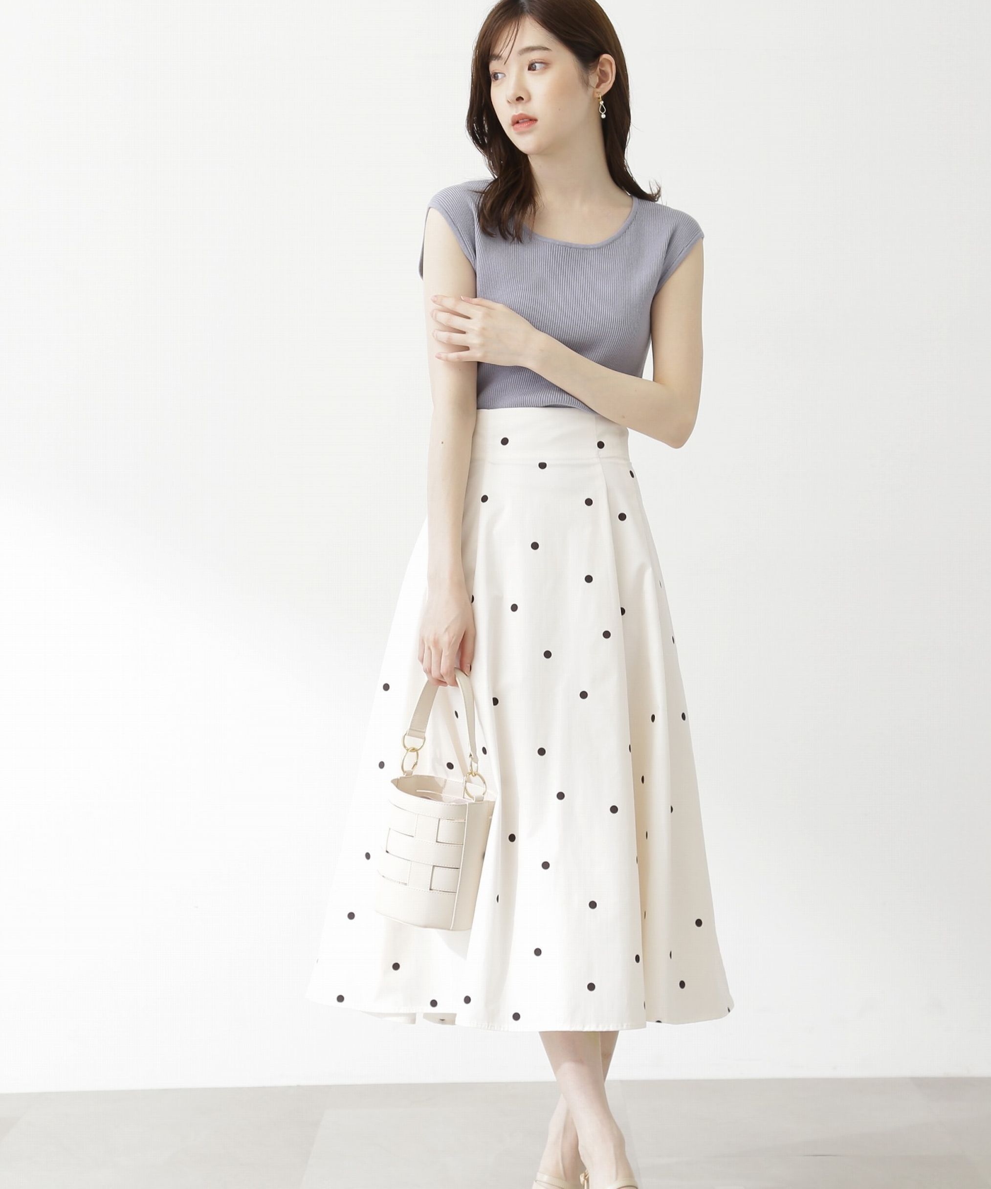 PROPORTION BODY DRESSING「｜美人百花5月号掲載 タイアップ休井美郷さん着用商品｜タフタスカート」|スカート|