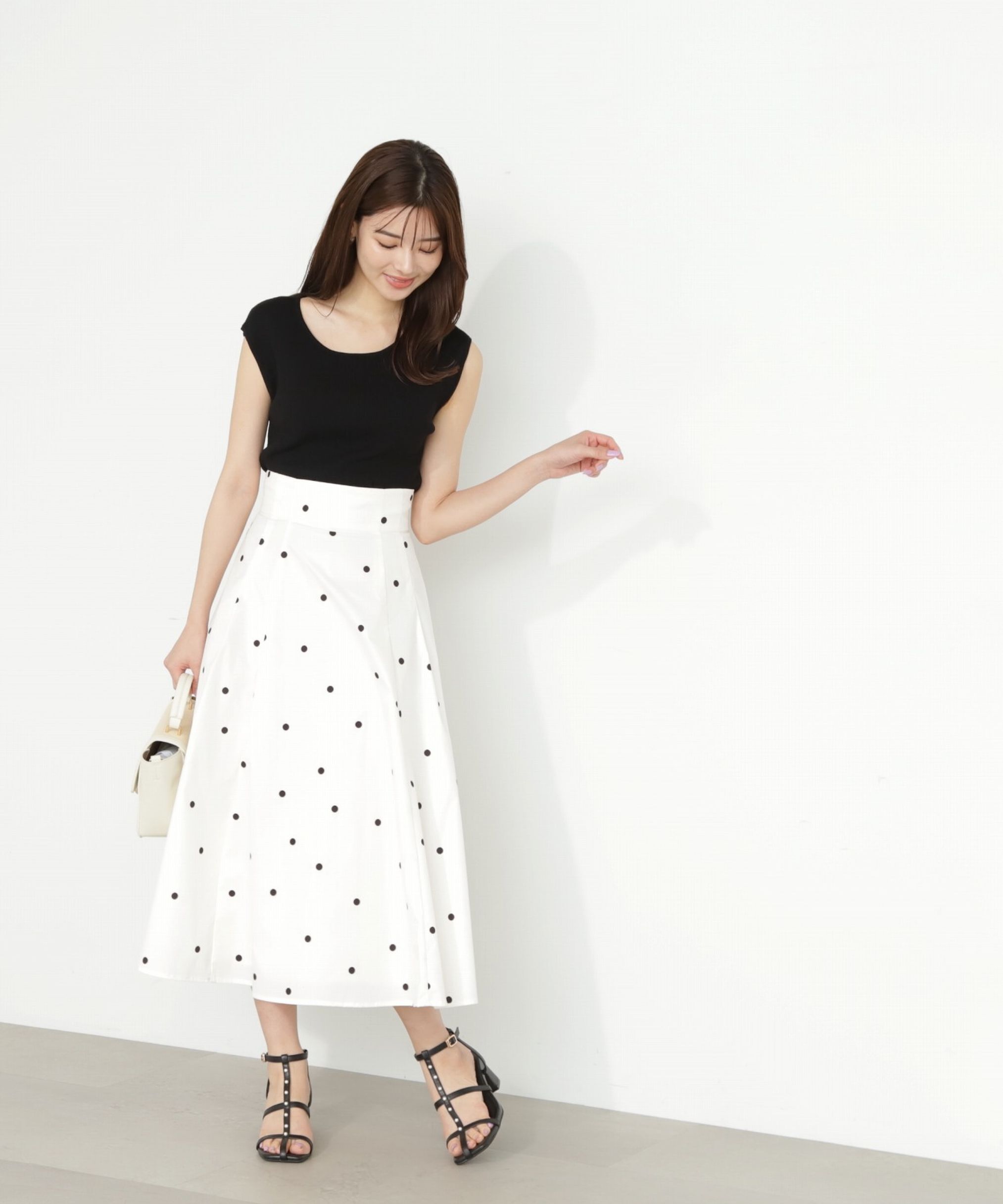 PROPORTION BODY DRESSING「｜美人百花5月号掲載 タイアップ休井美郷さん着用商品｜タフタスカート」|スカート|