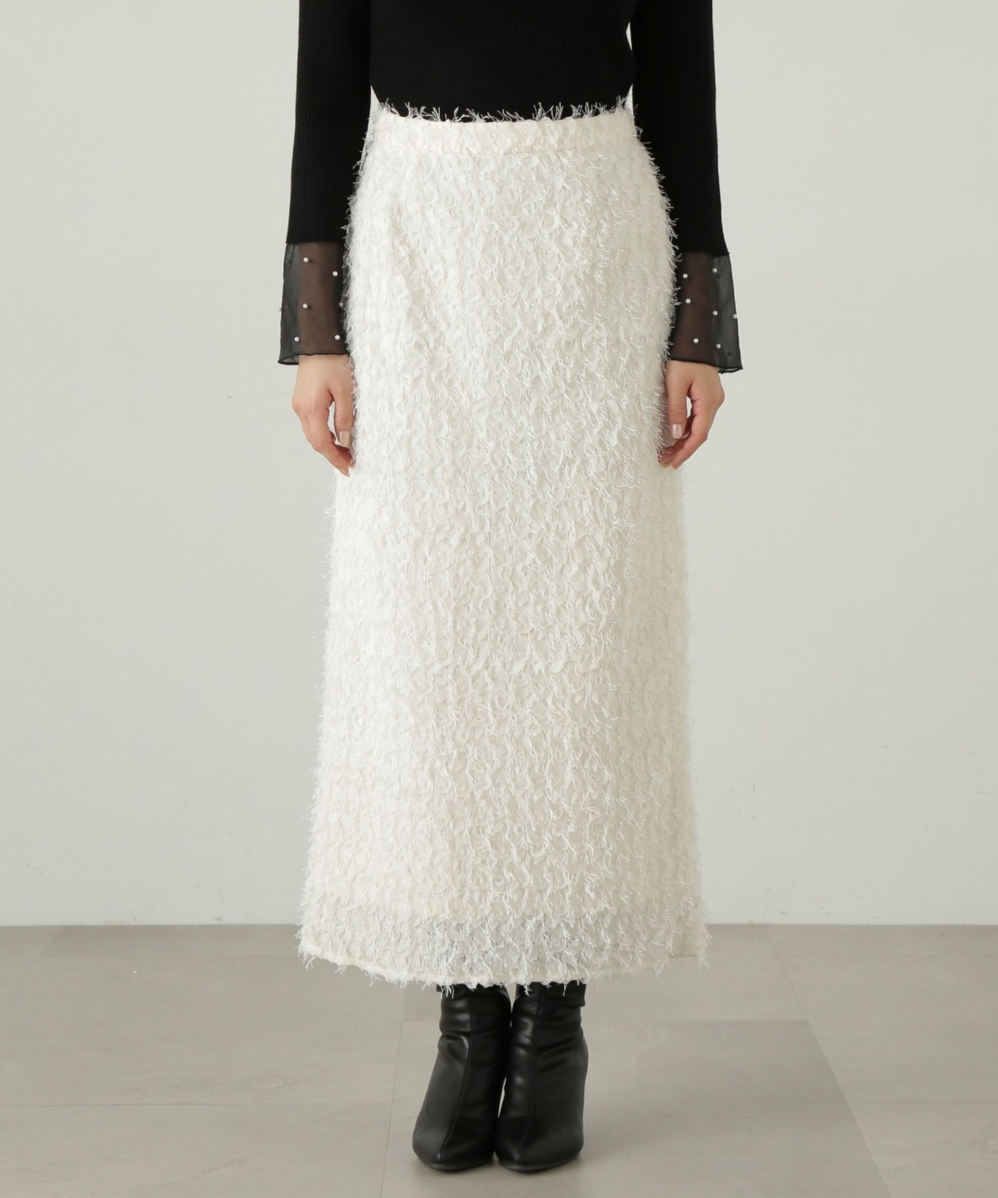 PROPORTION BODY DRESSING「3Dレースタイトスカート」|スカート|