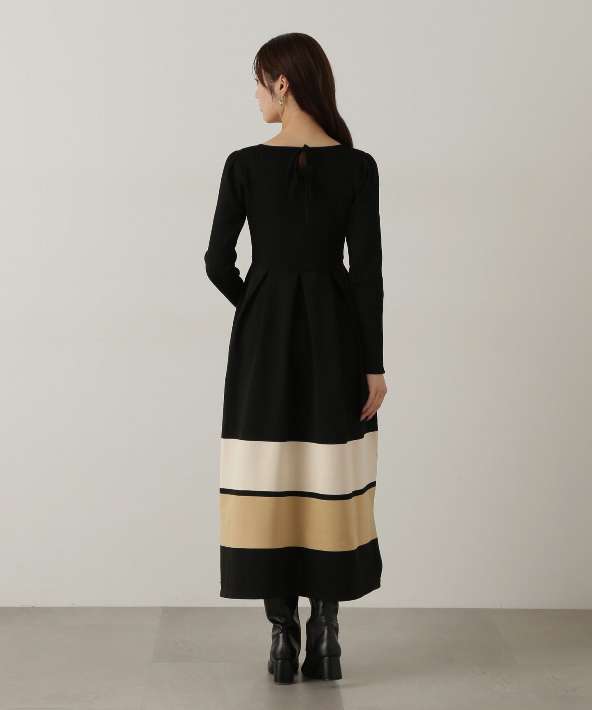 PROPORTION BODY DRESSING「バックリボンニットワンピース」|ワンピース|