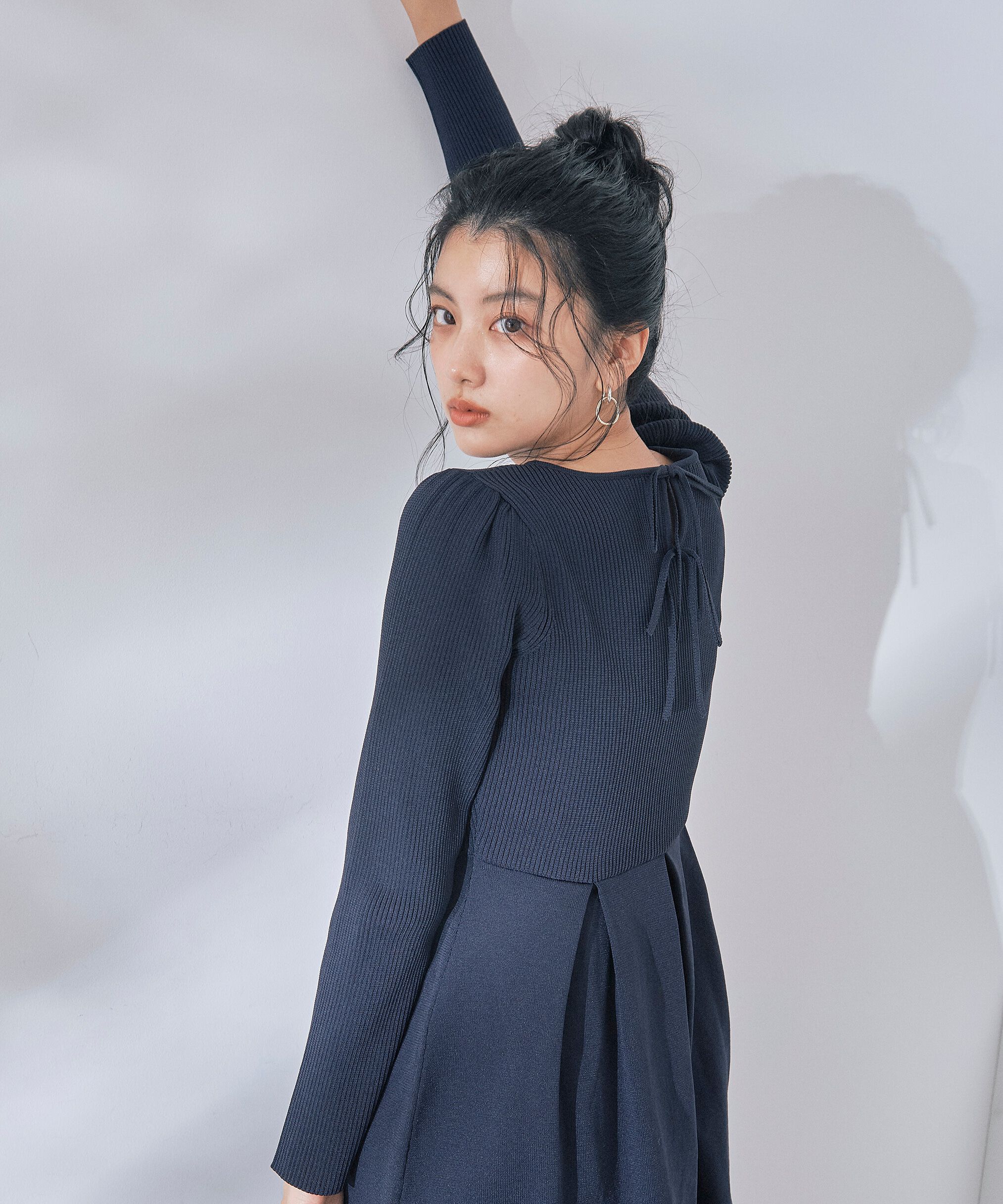 PROPORTION BODY DRESSING「バックリボンニットワンピース」|ワンピース|