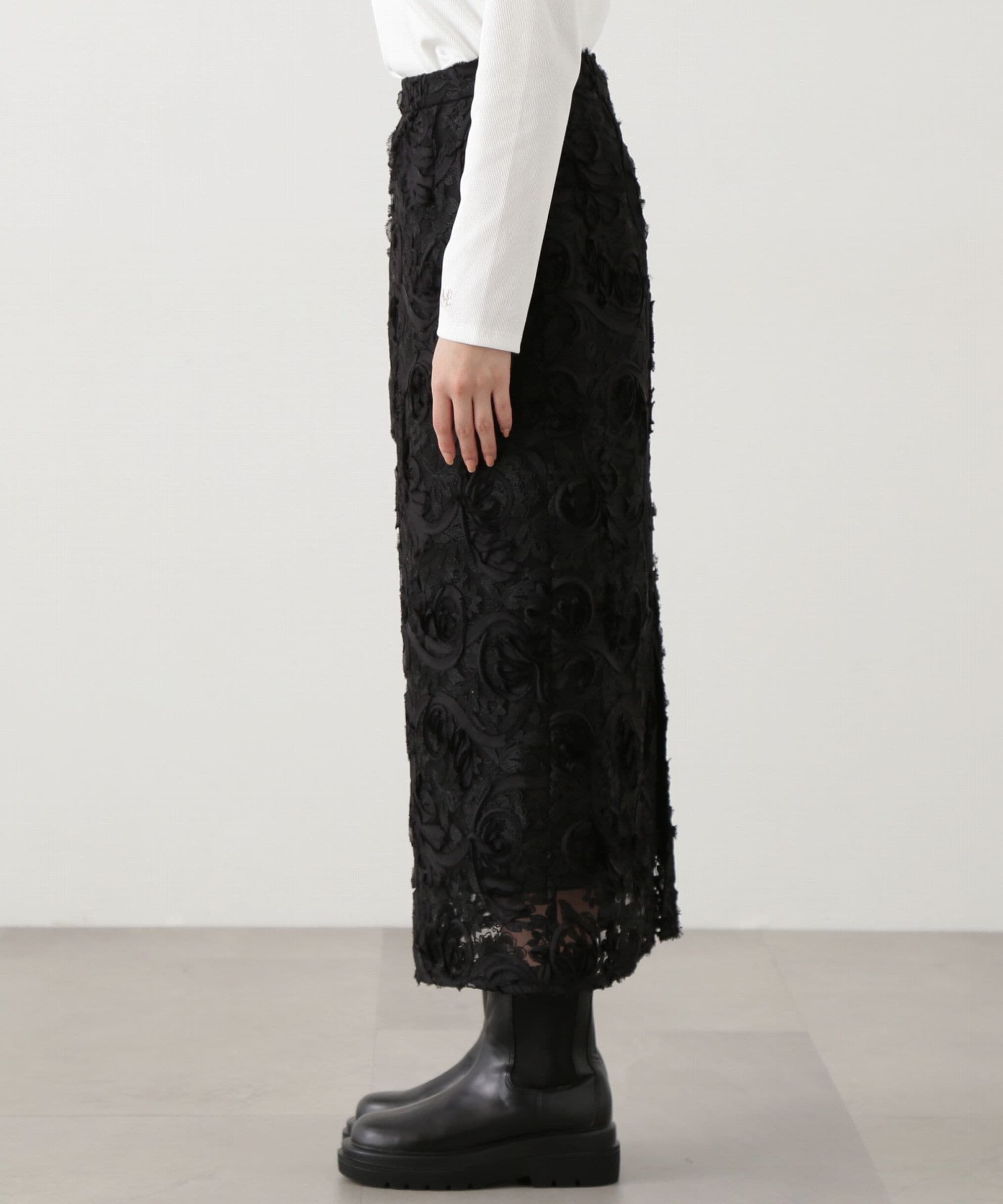 PROPORTION BODY DRESSING「3Dレースタイトスカート」|スカート|