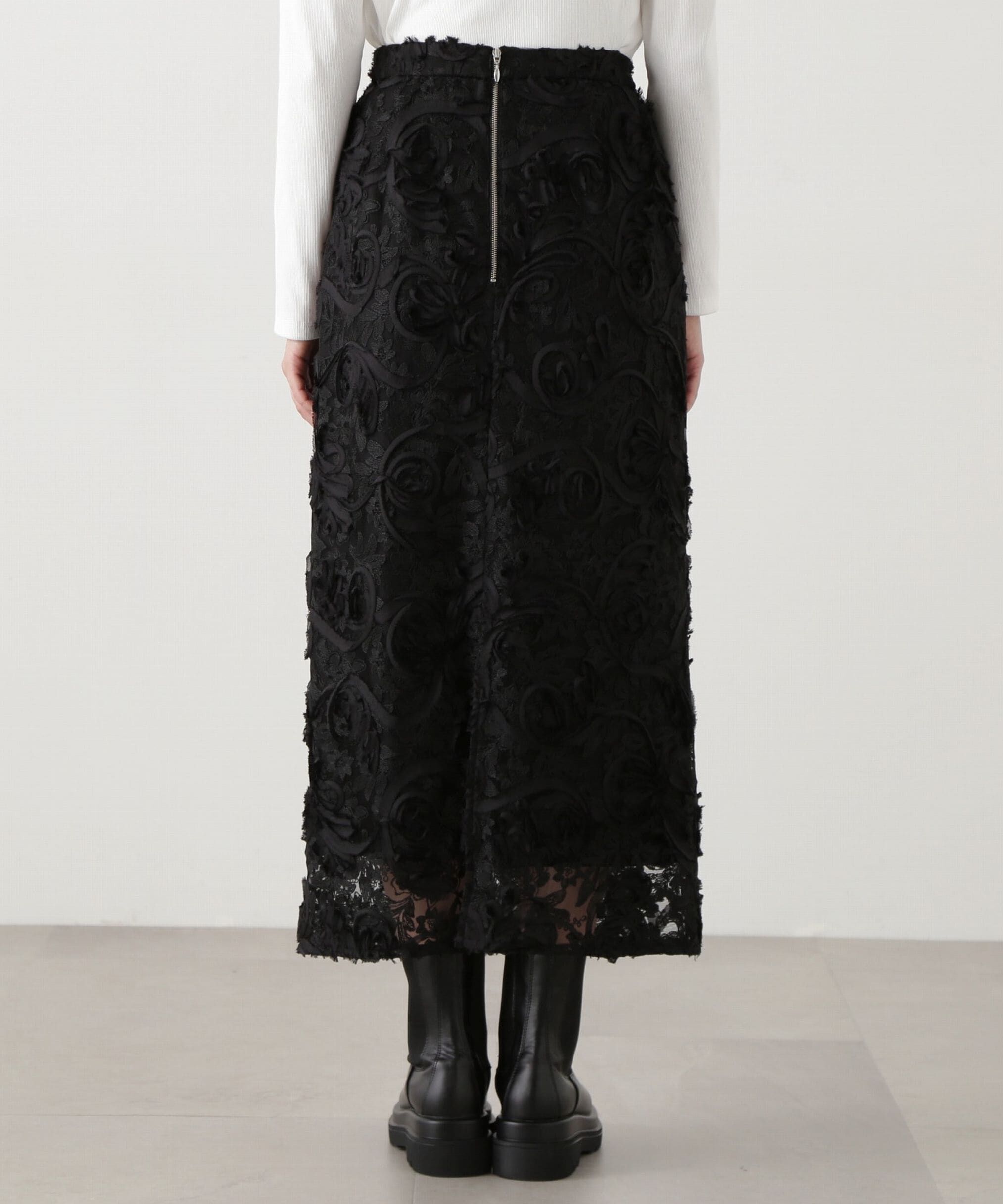 PROPORTION BODY DRESSING「3Dレースタイトスカート」|スカート|