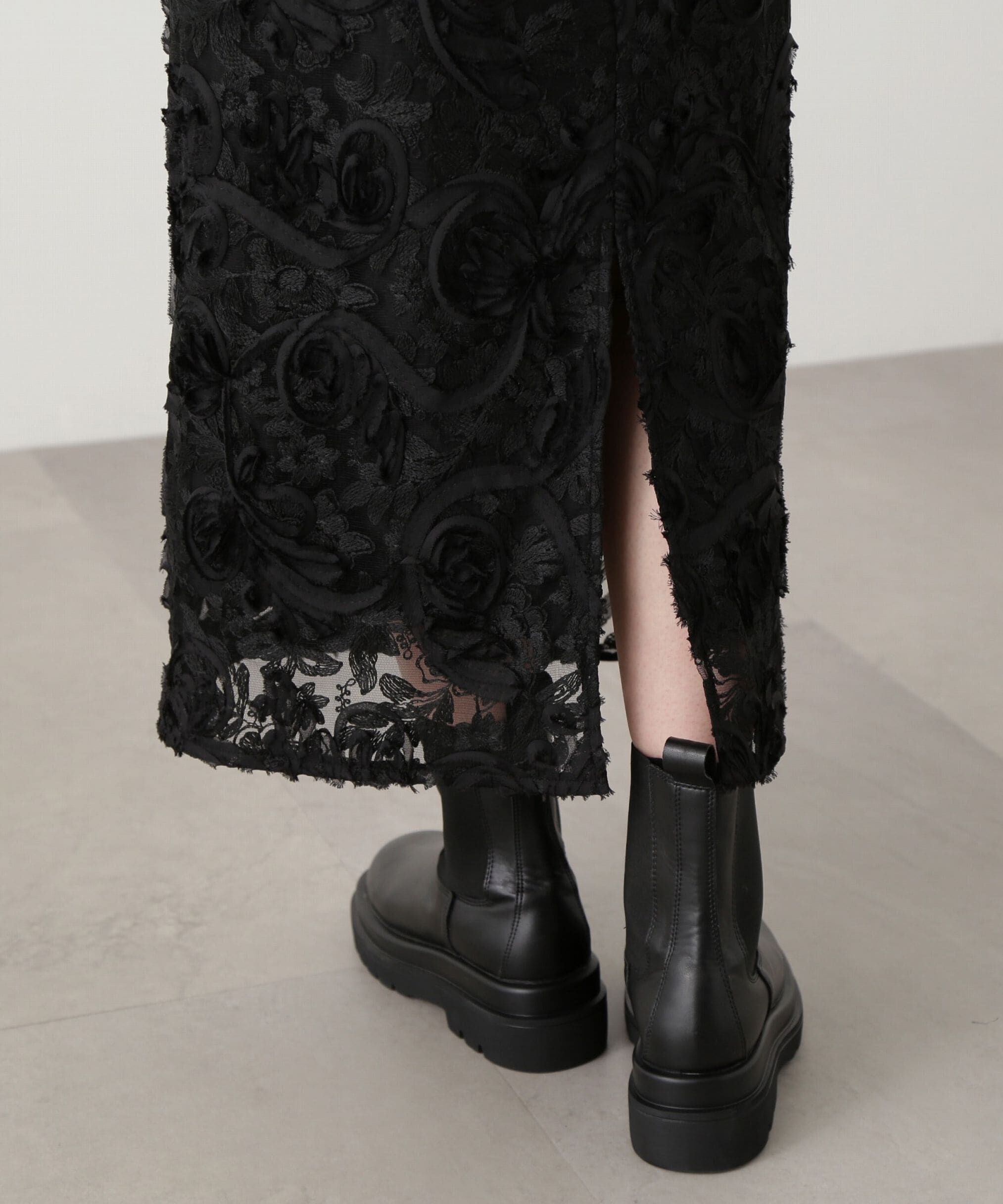 PROPORTION BODY DRESSING「3Dレースタイトスカート」|スカート|