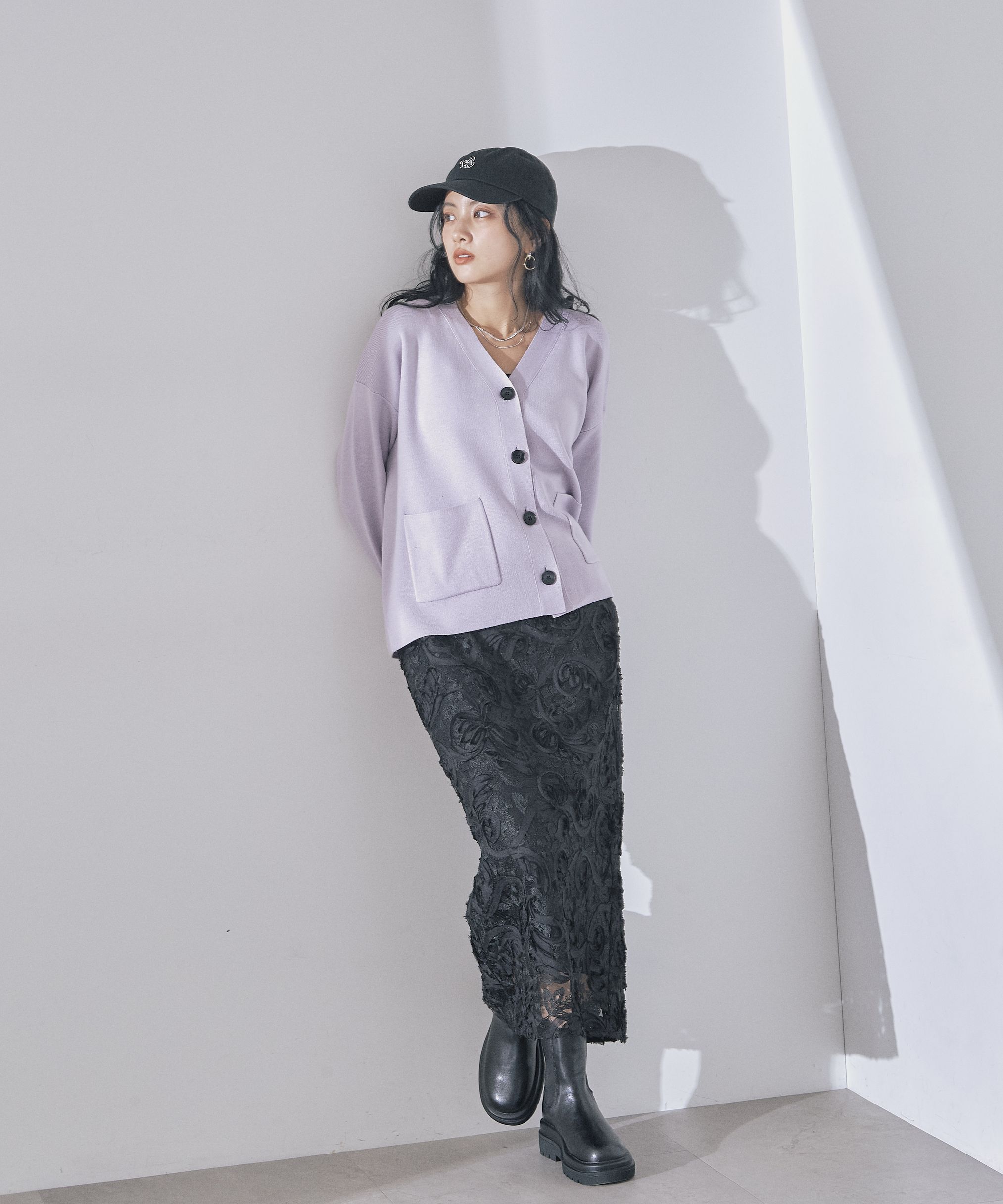 PROPORTION BODY DRESSING「3Dレースタイトスカート」|スカート|