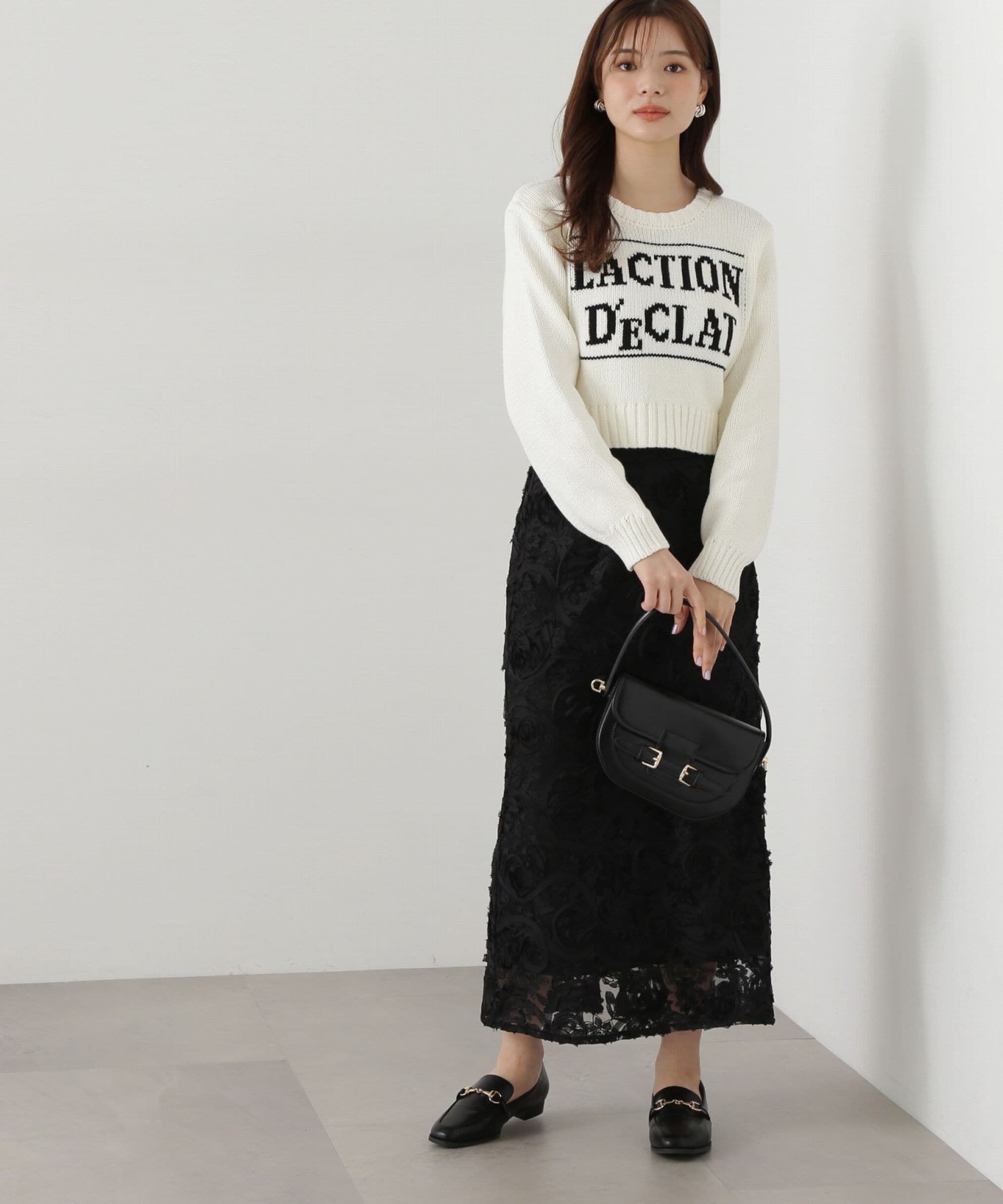 PROPORTION BODY DRESSING「3Dレースタイトスカート」|スカート|