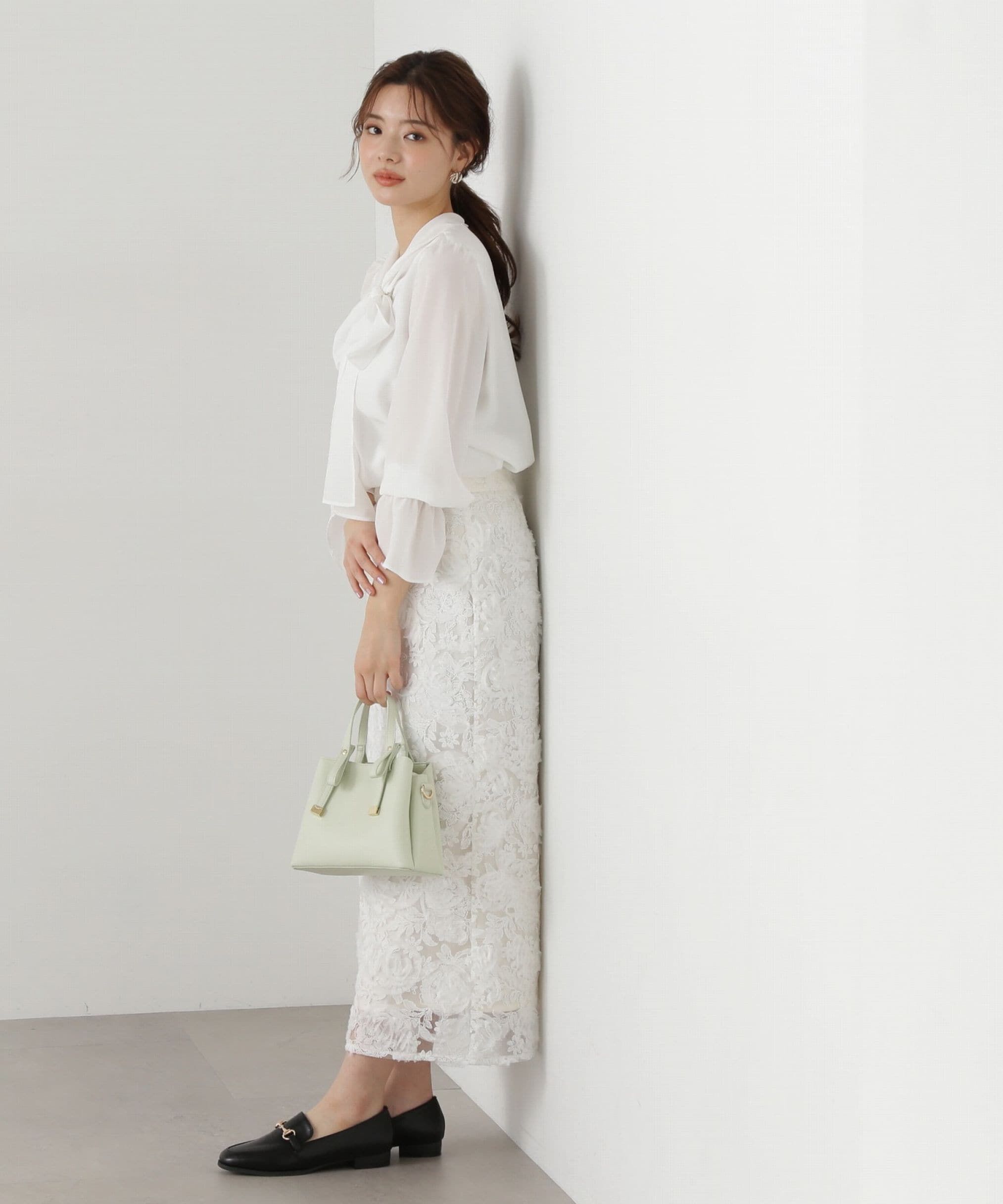 PROPORTION BODY DRESSING「3Dレースタイトスカート」|スカート|