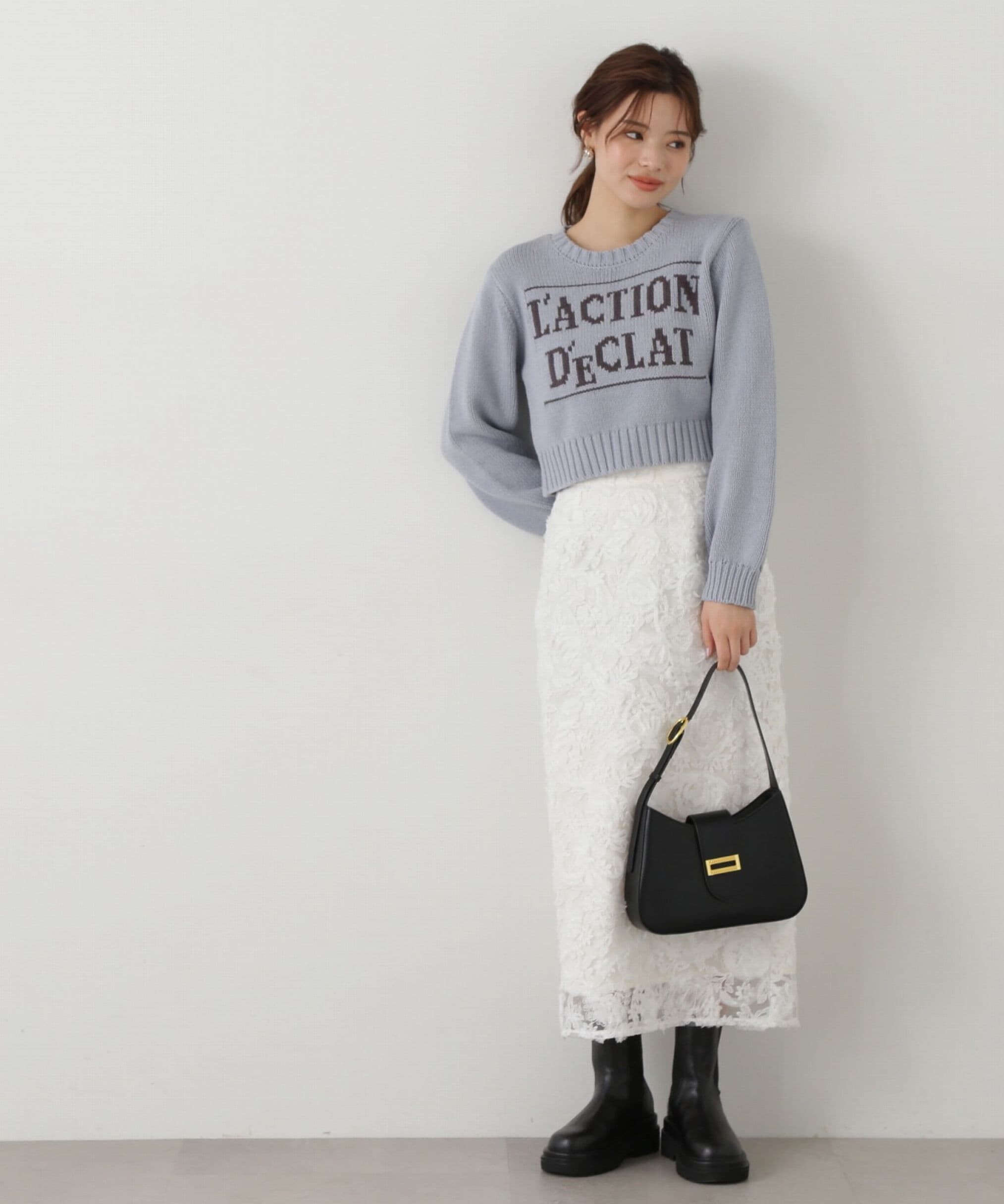 PROPORTION BODY DRESSING「3Dレースタイトスカート」|スカート|