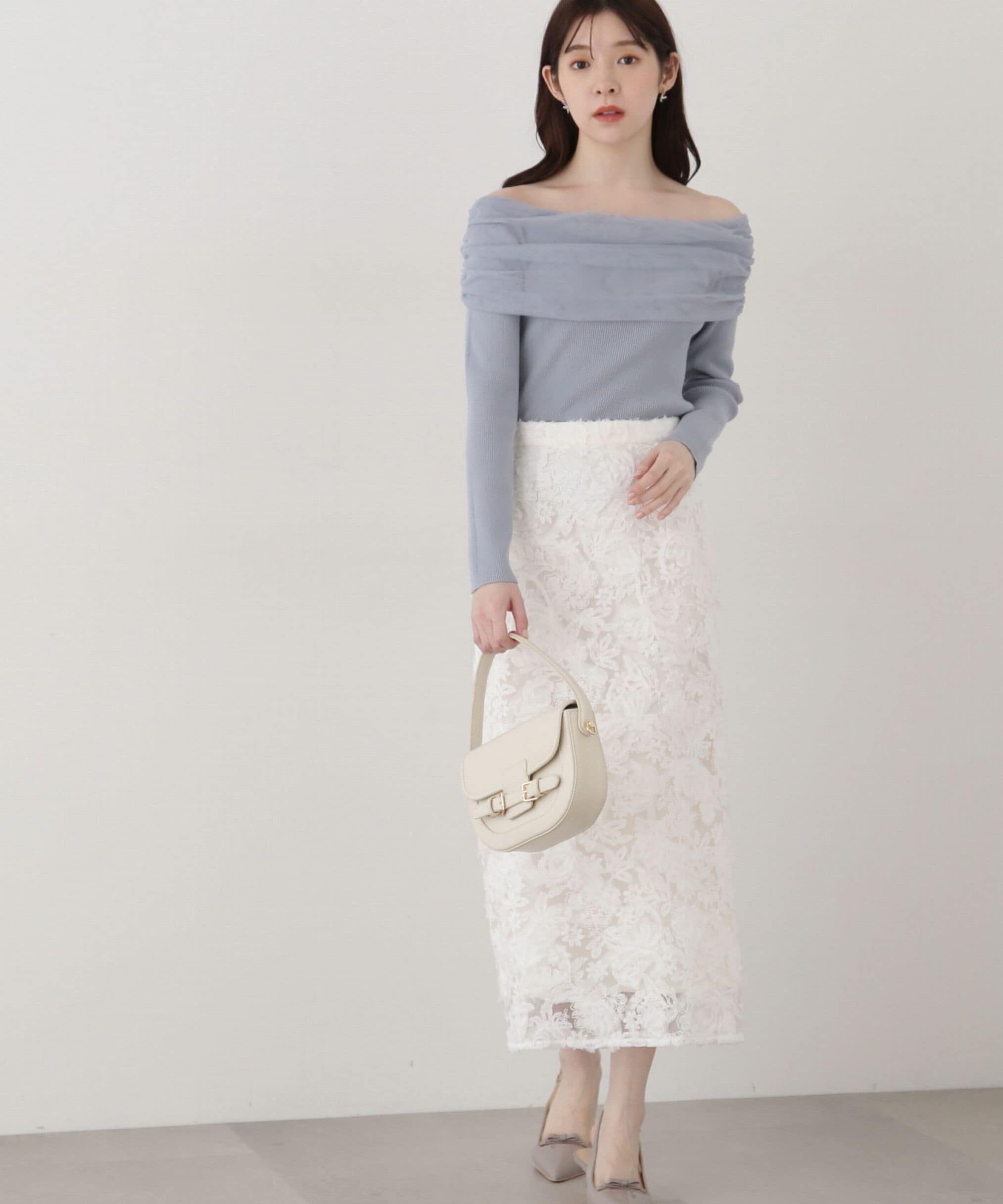 PROPORTION BODY DRESSING「3Dレースタイトスカート」|スカート|