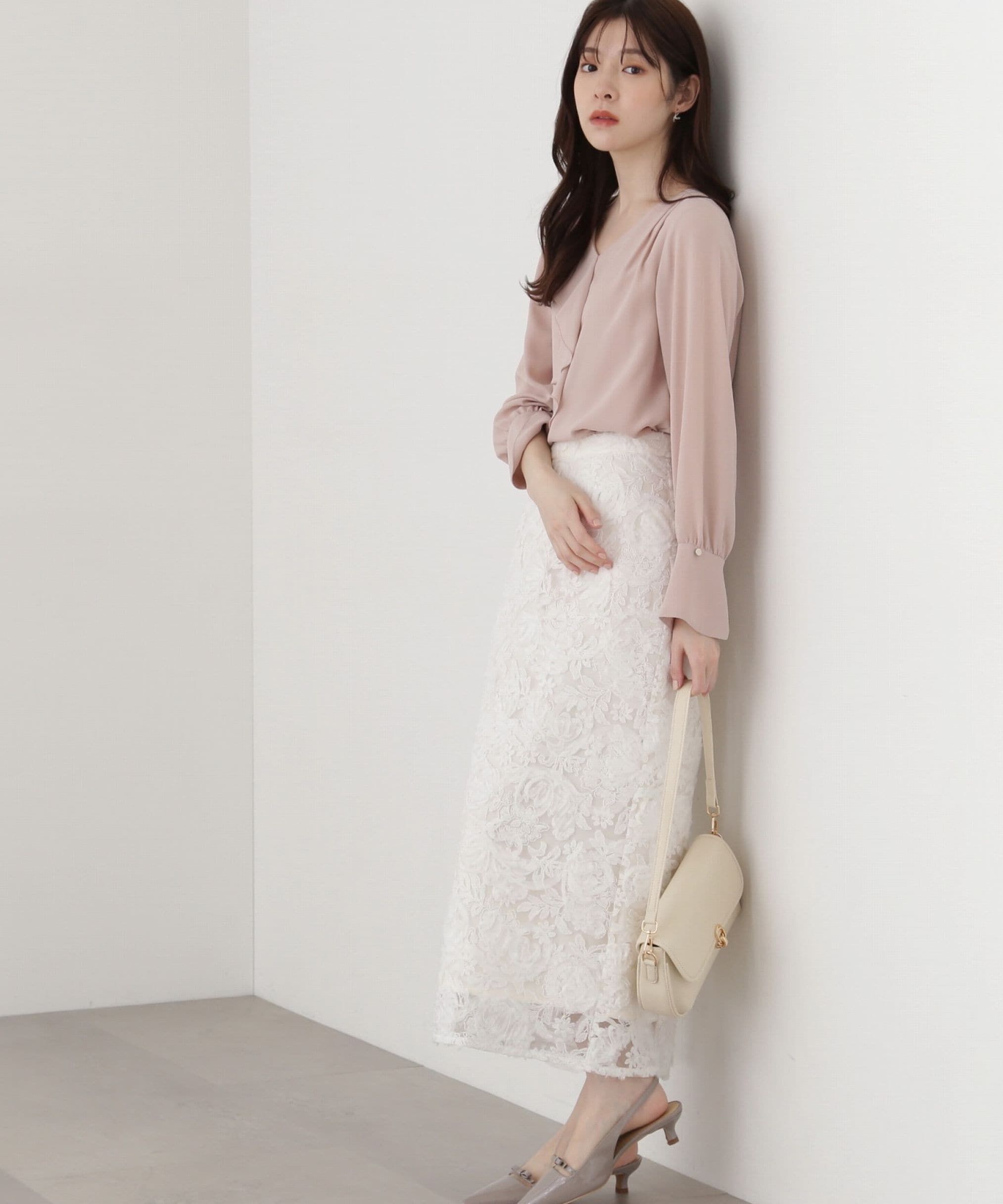 PROPORTION BODY DRESSING「3Dレースタイトスカート」|スカート|