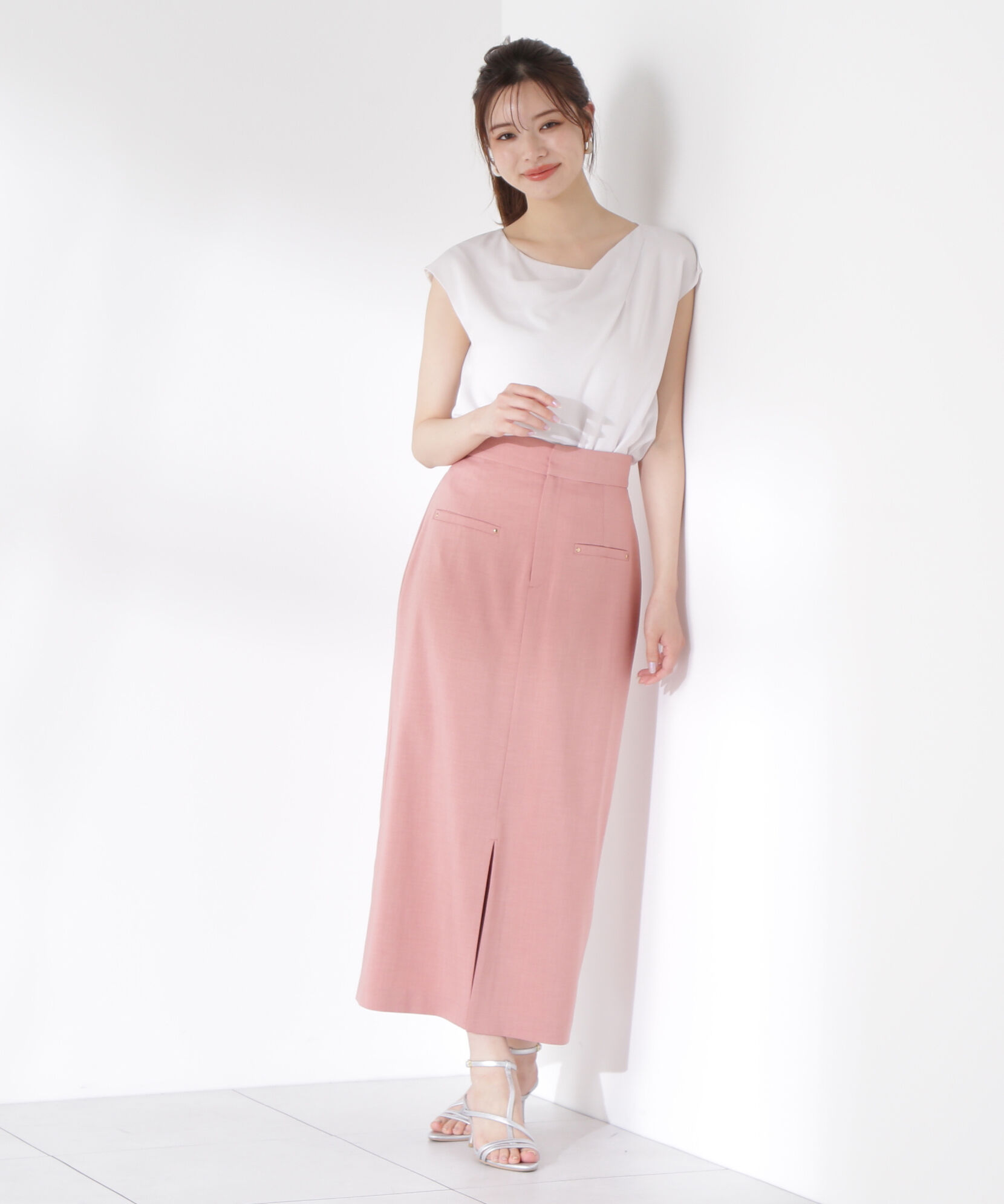 PROPORTION BODY DRESSING「ニュアンスネックフレンチスリーブブラウス」|シャツ・ブラウス|