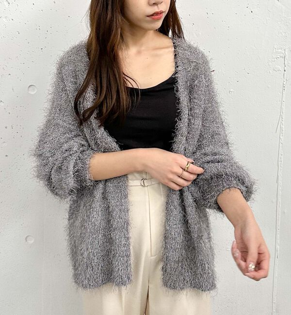 archives「ライトフェザーミドルニットカーディガン」|カーディガン|