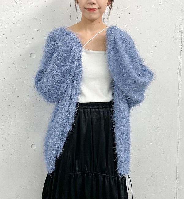 archives「ライトフェザーミドルニットカーディガン」|カーディガン|