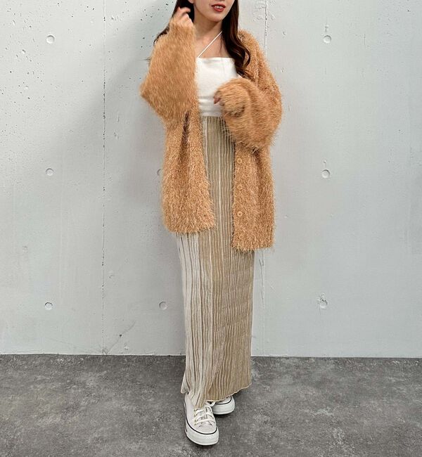 archives「ライトフェザーミドルニットカーディガン」|カーディガン|