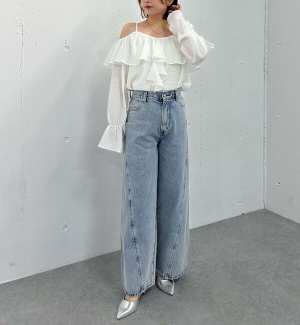 archives「フリルオフショルブラウス」|シャツ・ブラウス|