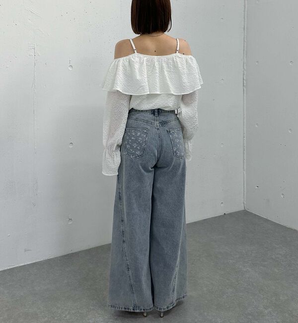 archives「フリルオフショルブラウス」|シャツ・ブラウス|