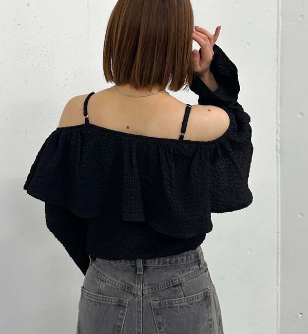 archives「フリルオフショルブラウス」|シャツ・ブラウス|