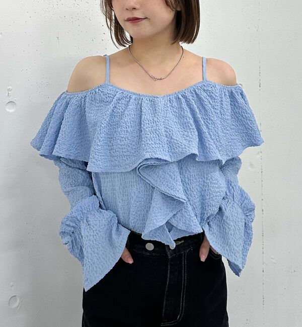 archives「フリルオフショルブラウス」|シャツ・ブラウス|