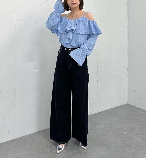 archives「フリルオフショルブラウス」|シャツ・ブラウス|