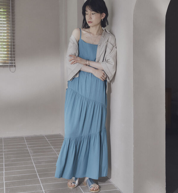 Doux archives「アシメティアードキャミワンピ」|ワンピース|