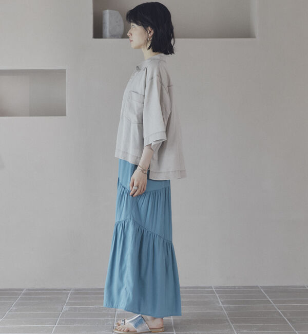 Doux archives「アシメティアードキャミワンピ」|ワンピース|