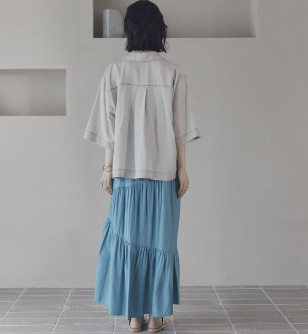 Doux archives「アシメティアードキャミワンピ」|ワンピース|