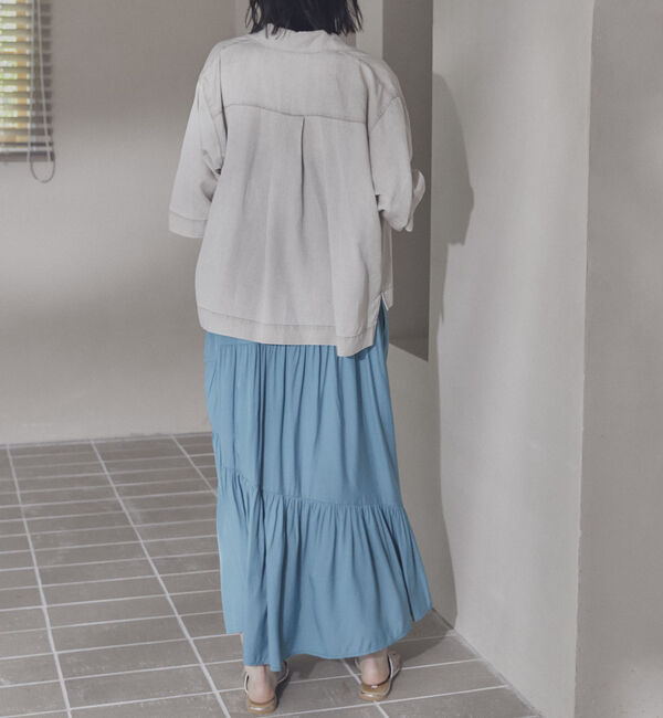 Doux archives「アシメティアードキャミワンピ」|ワンピース|