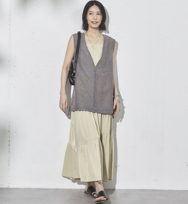 Doux archives「アシメティアードキャミワンピ」|ワンピース|