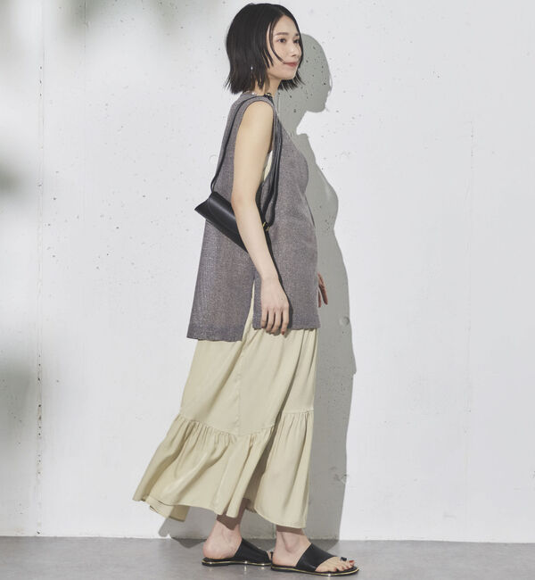 Doux archives「アシメティアードキャミワンピ」|ワンピース|