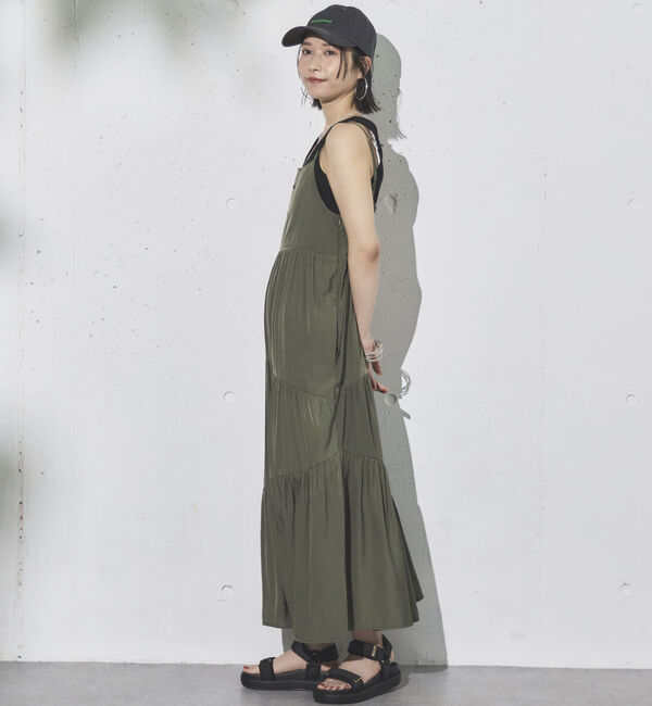 Doux archives「アシメティアードキャミワンピ」|ワンピース|