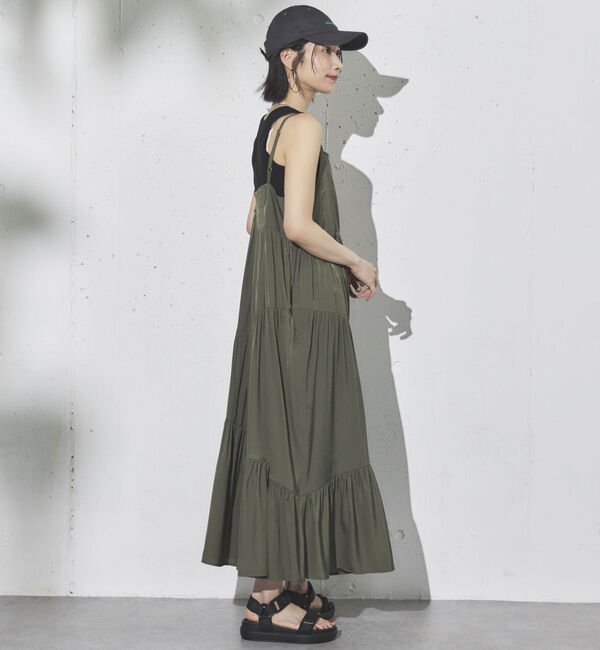 Doux archives「アシメティアードキャミワンピ」|ワンピース|