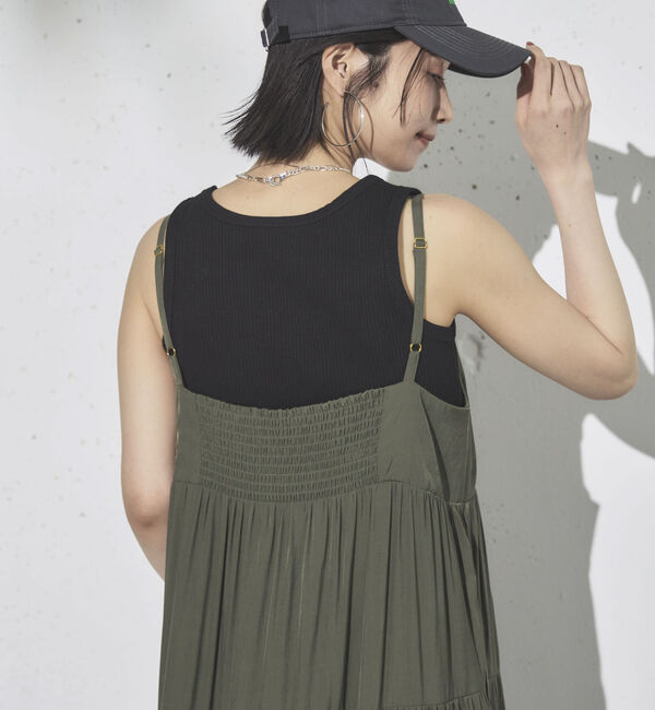 Doux archives「アシメティアードキャミワンピ」|ワンピース|