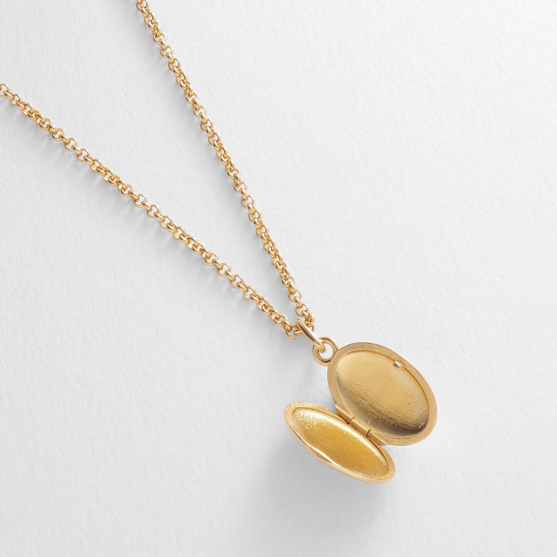 COCOSHNIK ONKITSCH「シルバー ロケットネックレス オーバル GP」|ネックレス|