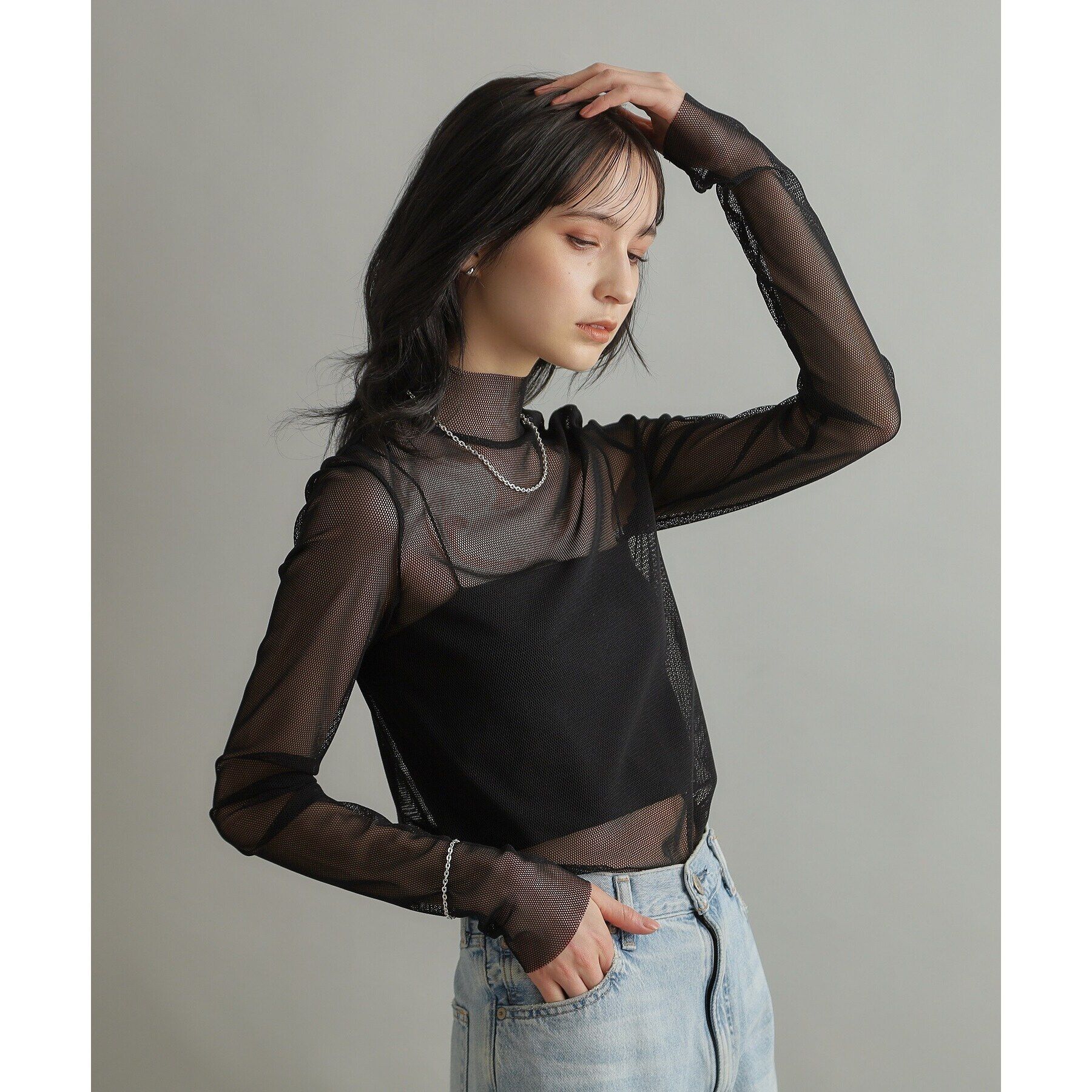 COCOSHNIK ONKITSCH「シルバー ハギーフープ マーキスピアス」|ピアス|