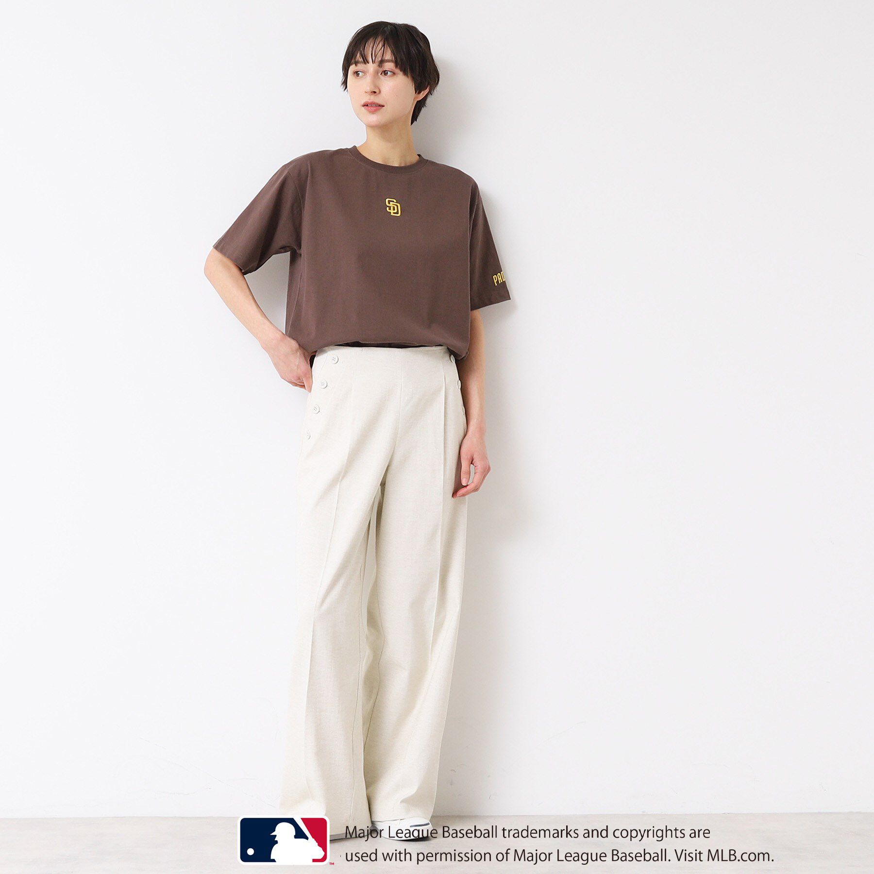 Dessin「【ユニセックス】MLB/ロゴ入りTシャツ」|Tシャツ・カットソー|