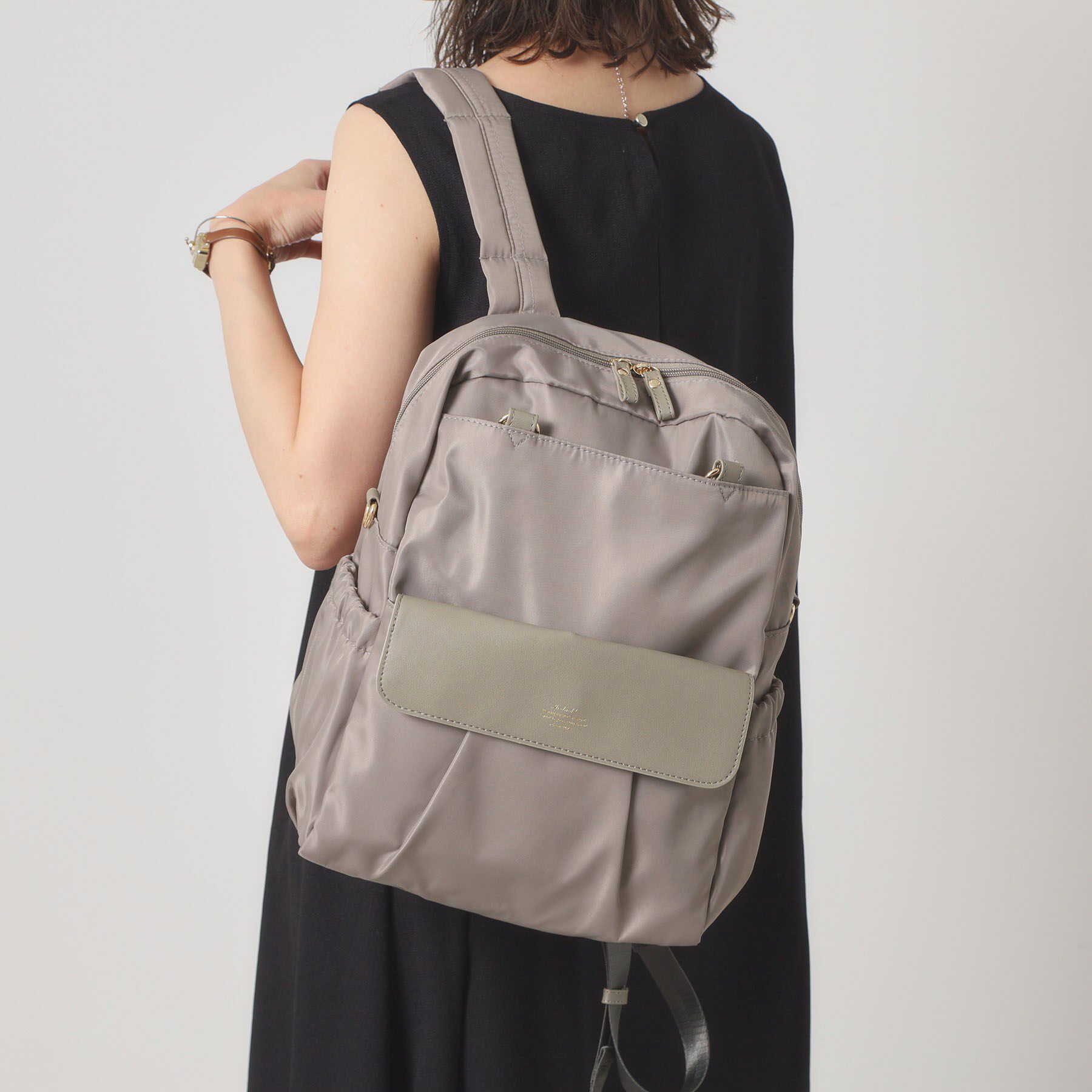 ITS&rsquo;DEMO「マルチウェイ親子リュック」|リュック|グレージュ(050)