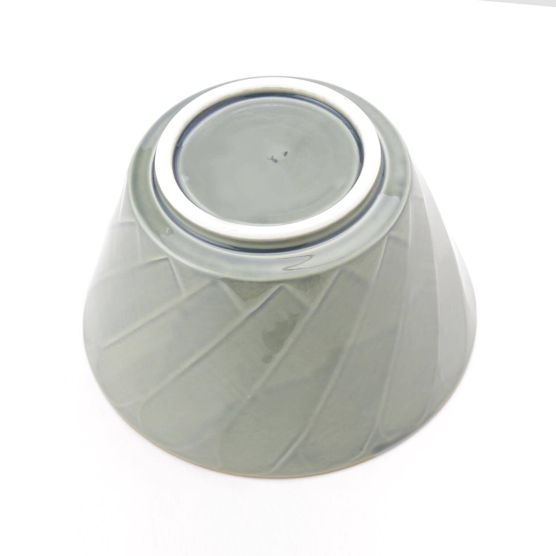 212 KITCHEN STORE「彫刻紋〈藍墨〉ボウル 斜め彫・大」|食器・キッチングッズ|