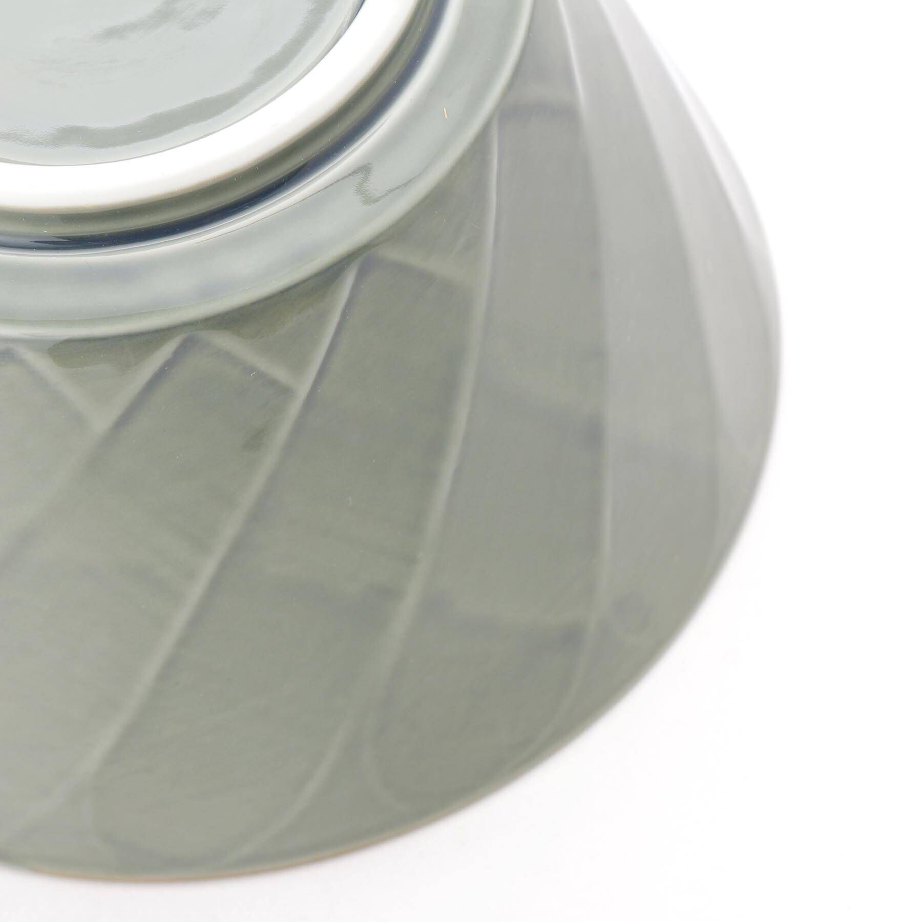 212 KITCHEN STORE「彫刻紋〈藍墨〉ボウル 斜め彫・大」|食器・キッチングッズ|