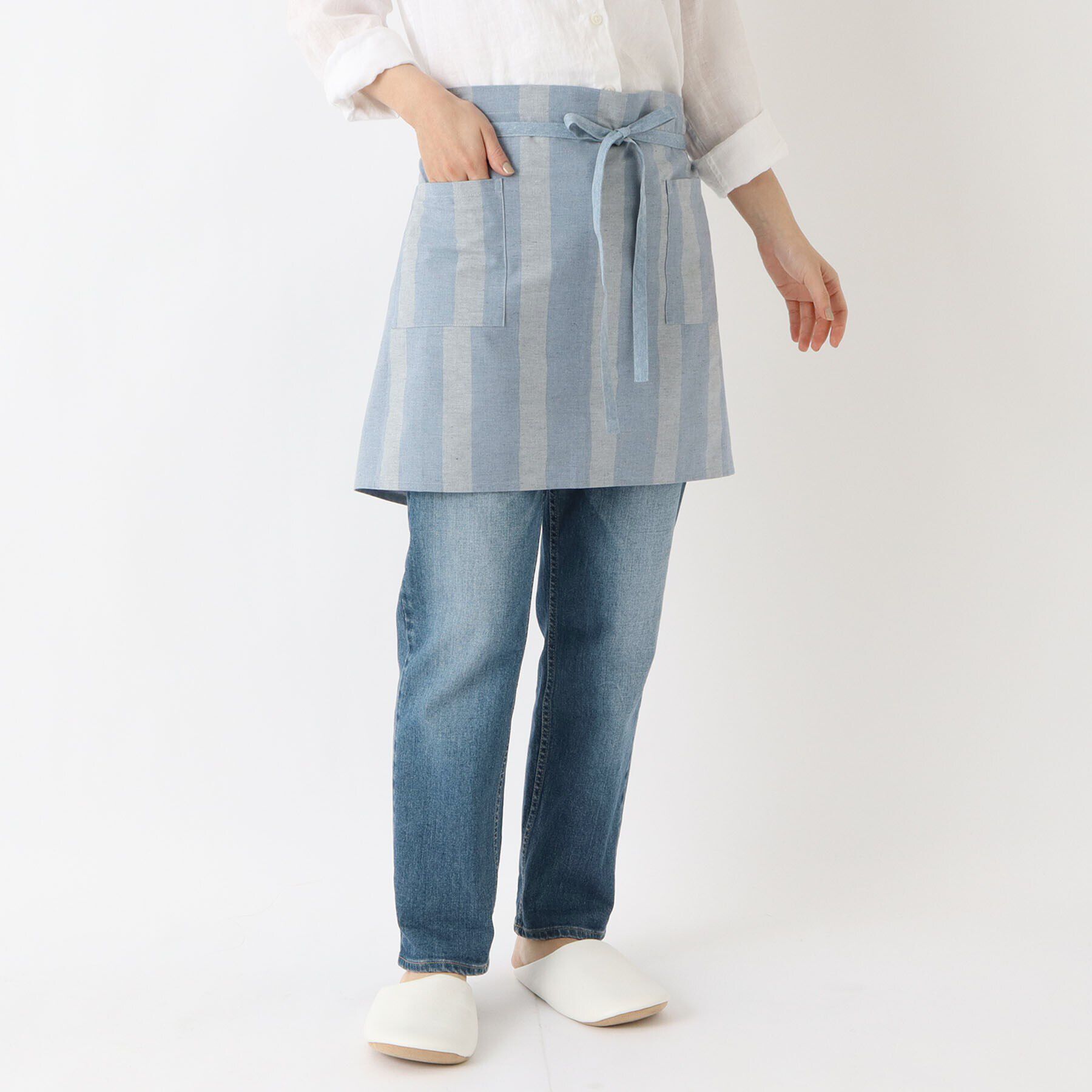 212 KITCHEN STORE「サーキュリック カフェエプロン ストライプ ＜212Kオリジナル＞」|食器・キッチングッズ|その他