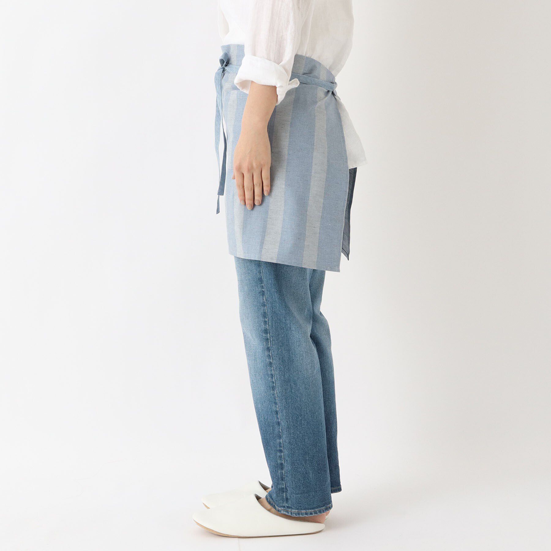 212 KITCHEN STORE「サーキュリック カフェエプロン ストライプ ＜212Kオリジナル＞」|食器・キッチングッズ|