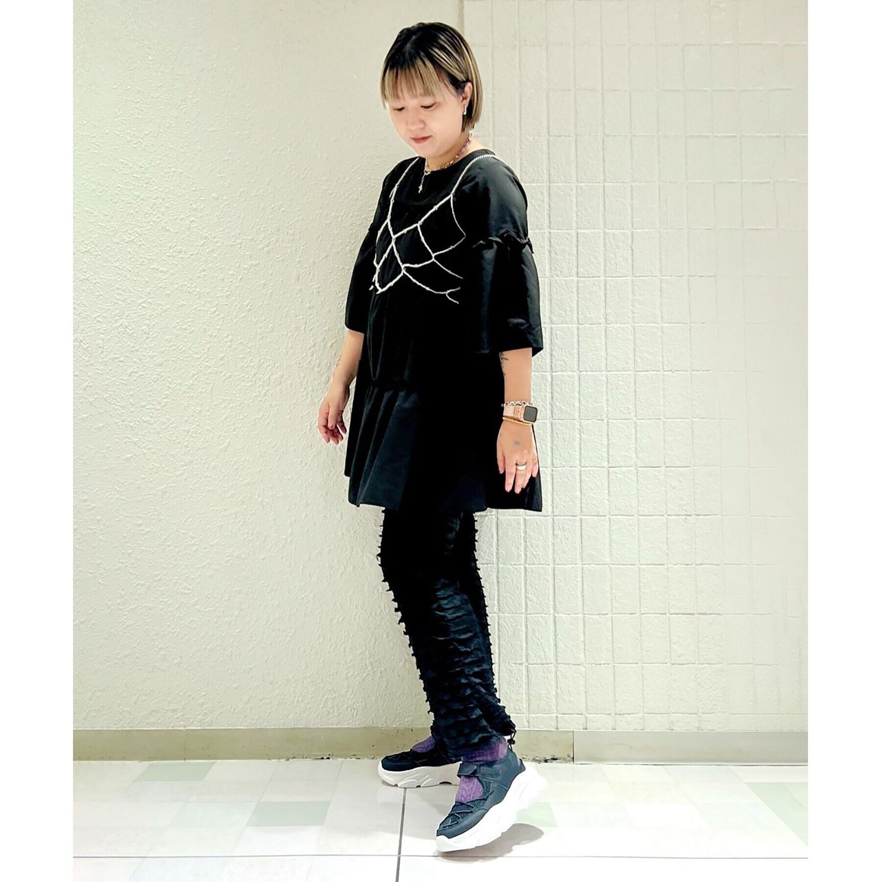 ESPERANZA「アッパーオープンスニーカー 24SS」|スニーカー|