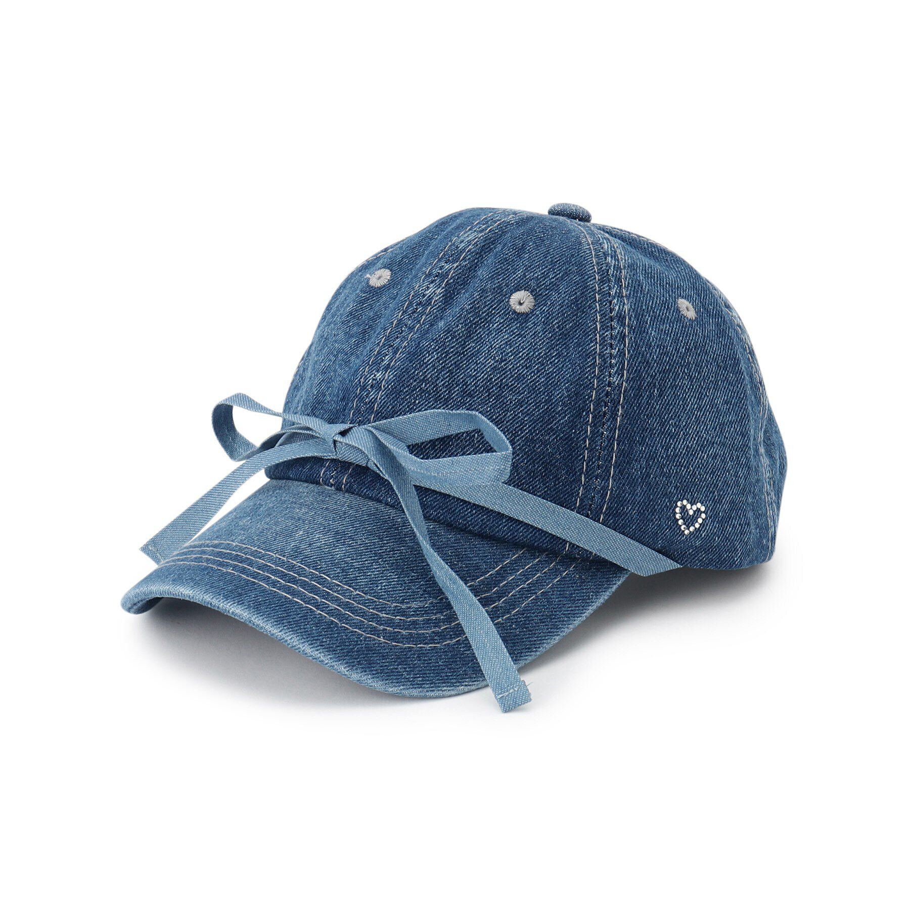 Grandedge「リボンデニムキャップ」|キャップ・キャスケット|