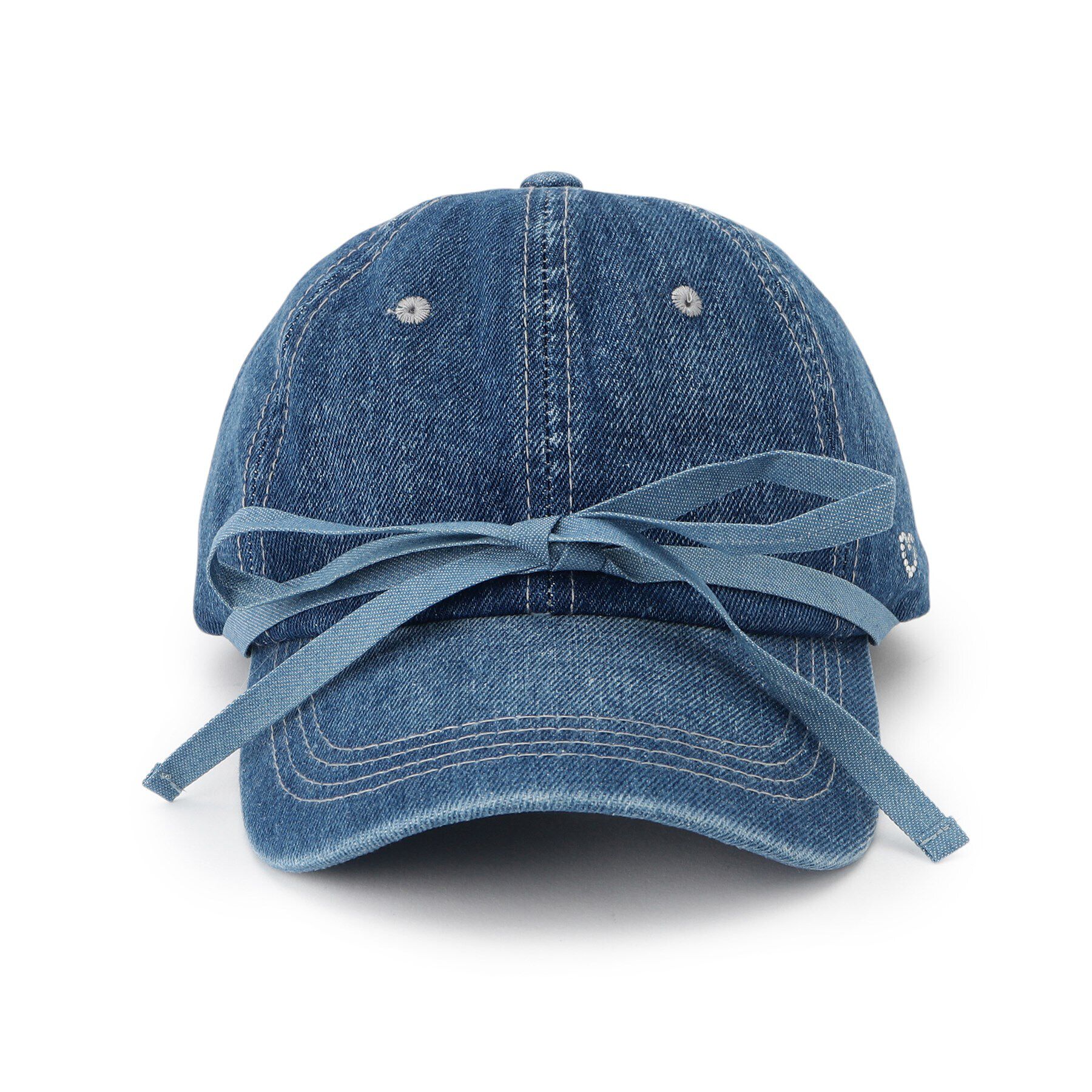 Grandedge「リボンデニムキャップ」|キャップ・キャスケット|