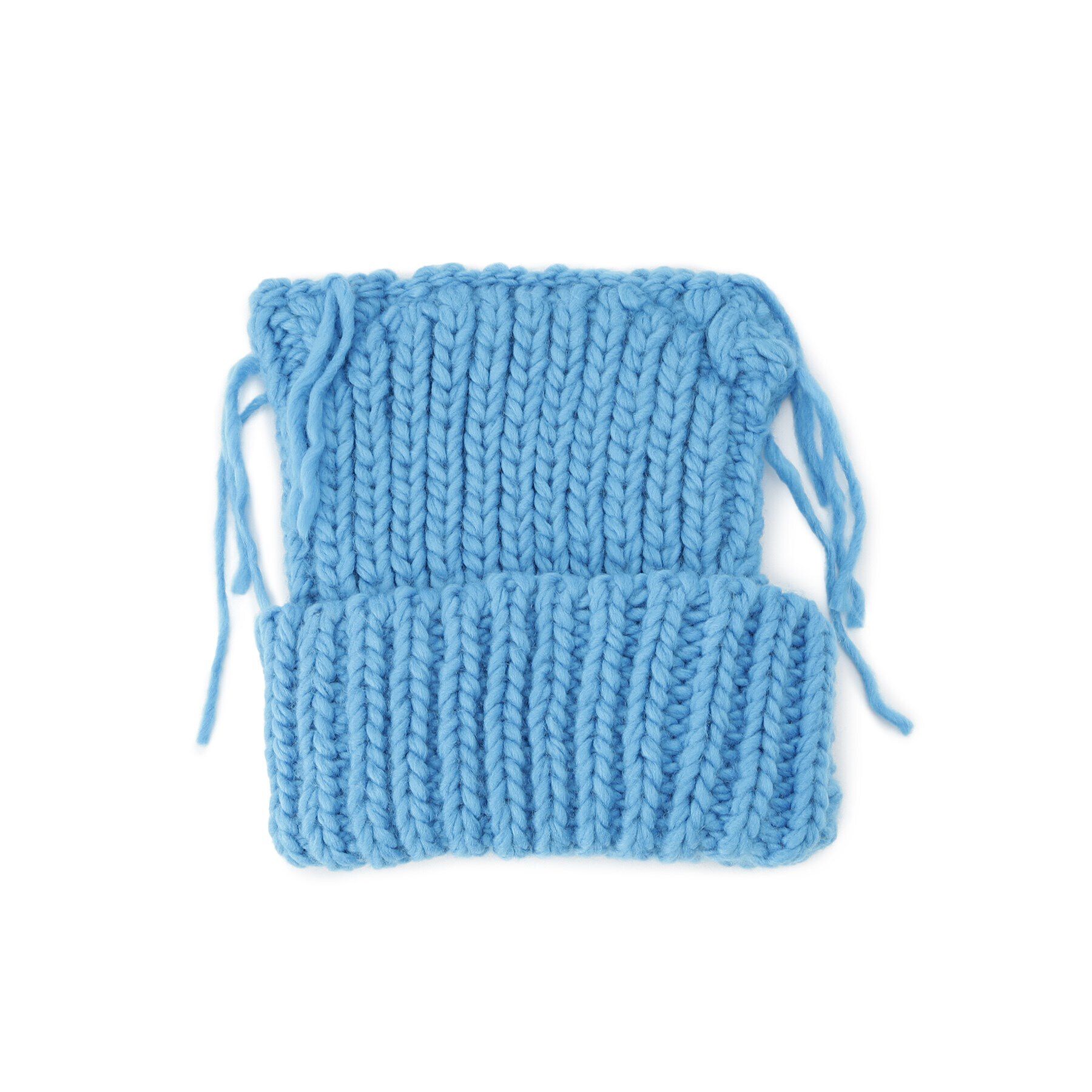 Grandedge「ローゲージネコミミニット帽」|ニット帽|ブルー(092)