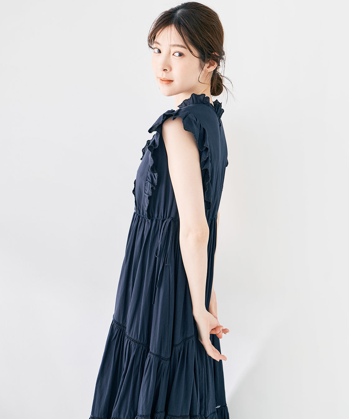 エンブロイダリーフリルティアードワンピース（COCO DEAL）｜ルミネの