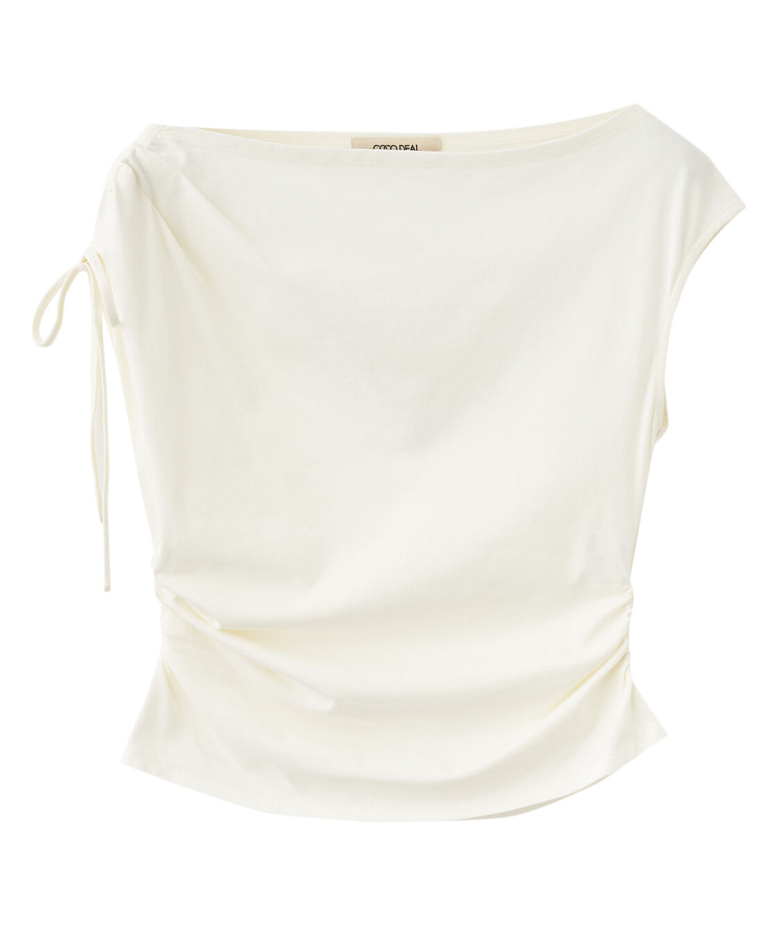 COCO DEAL「アシメネックカットプルオーバー」|プルオーバー|オフ