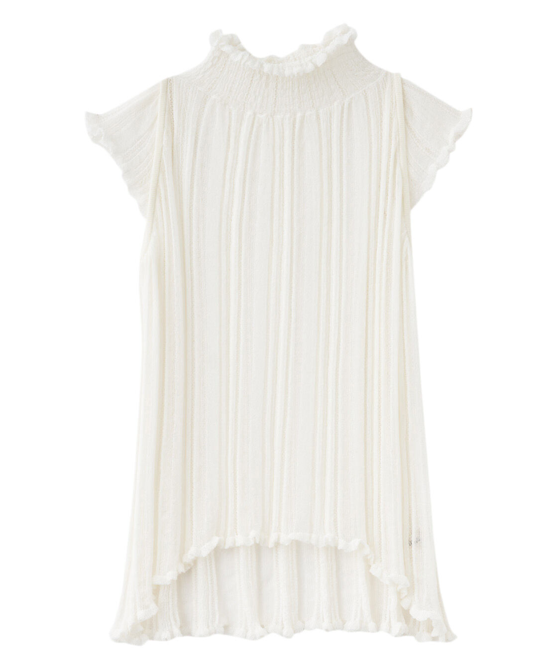 COCO DEAL「透かし編みニットチュニック」|ニット・セーター|