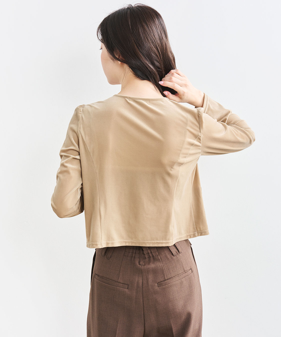 ショート丈ベロアカーディガン（COCO DEAL）｜ルミネのファッション